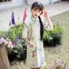 Cheongsam de Niña Vestido Cheongsam de Verano para Niña Vestido de Princesa de Moda para Niña Estilo Chino Principios de Otoño