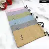 Directo de fábrica lino gafas pequeñas haz gafas bolsa moda simple para hombre y mujer gafas de sol joyería y otras bolsas de almacenamiento