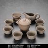 Recepção Conjunto de Chá Pequeno Doméstico Estilo Japonês Sala de Estar Simples Escritório Conjunto de Chá Kung Fu Xícara de Chá de Cerâmica Bule Bandeja de Chá