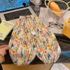 Calça Repelente de Mosquitos de Verão Infantil Meninas Estampa de Desenho Meninos Calças Jogger Casuais Bebê Leve Calça de Ar Condicionado Tendência
