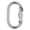 Fábrica directa de Ningbo 23KN con tuerca mosquetón de escalada bloqueo anillo de polea de acero aleado escalada en roca O-lock