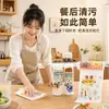 Paño de limpieza desechable impreso transfronterizo, antibacteriano, desgarrable a mano, absorbente, desengrasante, sin pelusa, doble uso para húmedo y seco, toalla para lavar platos de cocina