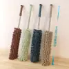 Plumero de plumas de pollo para quitar el polvo y barrer, electrostático, para el hogar, retráctil, para limpiar coches, no suelta plumas, mango largo, artefacto de limpieza de coches, para el coche