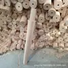 Atacado de fábrica vara de madeira redonda de madeira maciça diy feito à mão vara de madeira redonda de faia várias planejamento bastão de ioga com parte traseira aberta