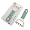 Meibosi 3011 Pelador de Doble Color Cuchillo Pelador Multifuncional de Acero Inoxidable Utensilio de Cocina