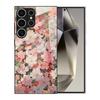 Adequado para Capa de Celular Samsung A52 A16 S25Ultra Flor S26 Capa de Vidro A15 Paisagem S24 Capa Protetora A56