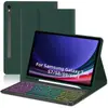 Adequado para Capa Protetora de Teclado Bluetooth Samsung Tabs10Lite Teclado Destacável com Retroiluminação RGB Capa de Couro S11S9Fe