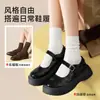 Meias femininas marrons de cano médio para primavera e outono, combinadas com sapatos baixos de couro, meias JK de renda estilo coreano e japonês na série de cores Maillard