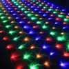 Lâmpada de rede de pesca para acampamento à prova d'água para exterior, lâmpada de rede LED, lâmpada de grade gypsophila, cordão de luz, lâmpada decorativa para tenda de dossel
