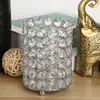 Venta al por mayor de fábrica Cilindro de almacenamiento para pluma recta de cristal Escritorio Tocador Tienda de uñas Belleza Cubo para brochas de cejas Venta al por mayor