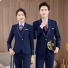 Trajes para hombre y mujer, vestimenta profesional, uniformes de piloto de aerolínea y tripulación de cabina, uniformes de la tripulación de trenes de alta velocidad, ropa de trabajo para actuaciones de banda