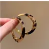 Pendientes de Piel con Estampado de Leopardo Aguja Plateada, Lujo Ligero, Pendientes de Gama Alta, Retro, Sencillos, Modernos, Versátiles, Diseño de Nicho