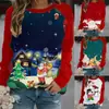 Europa y Estados Unidos transfronterizos nuevos chalecos para mujer Navidad casual chalecos de punto con estampado digital 3D ventas directas de fábrica