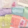 Sacola autovedante estilo Ins Macaron, bolsa de embalagem colorida espessada, bolsa selada para joias, bolsa de embalagem para cartão