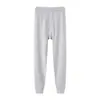 [Personalizado] Leggings Finos de Algodón Puro para Hombre para Otoño e Invierno para Adolescentes, Corte Ajustado, Pantalones Térmicos 100% Algodón para Ropa Interior
