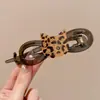 Elegante Pinza para el Cabello para Mujer, Pinza Retorcida de Alta Gama para la Parte Posterior de la Cabeza, Pasador Floral, Accesorio para el Cabello, Pinza de Pato, Pasador