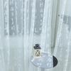 Tecido de renda branca Cortina Tela de janela Manto de casamento Malha Sobremesa Mesa Adereços Tecido Tecido Atacado