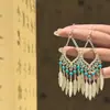 2026 Novos Brincos de Moda Versáteis Estilo Étnico Retrô Luxo Leve Sensação de Alto Padrão Tendência de Nicho Ornamentos de Orelha de Personalidade
