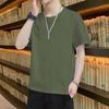 Camiseta de manga corta de color liso 2024 nuevo verano para hombre corte slim adelgazante para hombre y mujer clásica combinable prenda interior top