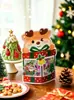 Nova Sacola de Presente de Natal Desenho Animado Lanches Assados Biscoitos Saco Autovedante Criativo Sacola de Embalagem de Presente de Véspera de Natal
