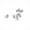 Aretes de 11 mm Accesorios de Joyería Frisbee Platillo Volador Cobre Galvanizado Conserva el Color Accesorios Enchufe para Aretes DIY Película de Bala