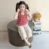 Conjunto de Verano para Niñas 2026 Nuevo y Moderno Vestido de Verano Infantil para Bebés, Conjunto Casual Ligero de Dos Piezas sin Mangas