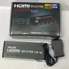 Divisor HDMI HD de una entrada y cuatro salidas 4K x 2K con fuente de alimentación Divisor 1X4, un arrastre, cuatro pantallas simultáneas