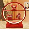 Lámpara de mesa para dormitorio boda roja lámpara de noche creativa para boda regalo práctico para boda habitación de bodas regalo de boda para amigas