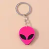 Joyería transfronteriza europea y americana llavero alienígena personalizado creativo estilo punk personalizado dibujos animados hip hop colgante accesorios