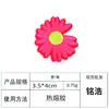 En Stock Tela de Girasol y Margarita Colorida Parches Bordados de Crisantemo de Dibujos Animados Transfronterizos Pegatinas para Accesorios de Cuaderno DIY