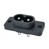 Enchufe de Alimentación de 8 Orificios Certificado Kc Db-8 Negro 35*15mm Enchufe de Carga de Alimentación de Cola de Dos Orificios de Ocho Caracteres
