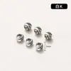 Cuentas Espaciadoras de Oro de 24K Alta Retención de Color Hechas a Mano Accesorios para Joyería DIY Cuentas Espaciadoras para Collar Pulsera Materiales Directo del Fabricante