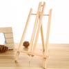 Cavalete triangular de madeira maciça suporte de exibição mini pinho suporte de mesa pintura a óleo digital pequeno suporte suporte de pintura suporte de exibição