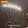 Adereços de Casamento Luzes Decoração de Pátio Interno Externo Luzes de Estrela com Plugue no Chão Decoração de Salão de Casamento Marcadores de Caminho Iluminados Nenhum