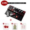 Pai Gow Carta de Hueso Tianjiu Adulto Hogar Grande Engrosado 32 Cartas Frotando Pai Gow Guangdong Fila Nueve Carta de Hueso Negro