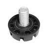 Pé Ajustável para Instrumentos 40mm-m12 Pé Ajustável de Plástico para Geladeira Pé Ajustável para Equipamentos Mecânicos Tapete para Pé de Eletrodomésticos