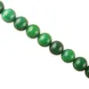 Hilo de Cuentas de Calcedonia Verde Jade, Pulsera de Cuentas Sueltas de Jade, Cuentas Redondas Accesorios para Joyería DIY Venta al por Mayor Directamente del Fabricante