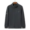 Jaqueta de Lã Polar Cardigan Masculina Outono 2025 Nova Casual Solta Top com Zíper Esportiva Roupa Externa de Pai
