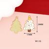 Dibujos Animados Navidad DIY Accesorios de Joyería Alce Campana Papá Noel Bolsa Decoración Colgante Materiales Hechos a Mano