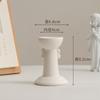 Estilo Ins Creativo Portavelas de Cerámica Muebles para el Hogar Escandinavos Decoración de Ambiente Candelabro Blanco Aromaterapia