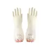Guantes para Lavar Platos Nitrilo Cocina Duraderos Engrosados Limpieza Impermeables Lavandería Hogar Goma Cuero Nitrilo Especial para Tareas del Hogar
