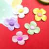 Accesorios de resina artificial brillantes simples de color fresco Trébol diy para tocado pasador carcasa de teléfono móvil hebilla de zapato parche