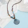 Collar de Cerámica de Jingdezhen con Forma de Pez Caperucita Roja Nuevo Estilo Chino Estilo Étnico Cadena Larga de Lana de Cerámica Accesorios de Estilo Antiguo para Mujeres