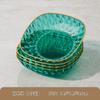 Silaiman Light Luxury Phnom Penh Diamond Bone Spitting Dish Lanche de qualidade alimentar doméstica Frutas secas Prato de frutas secas Prato de lanche de doces