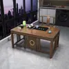Nuevo Juego de Mesa y Sillas para Balcón Estilo Chino, Mesa de Té de Madera Maciza para Apartamentos Pequeños, Juego Completo de Mesa de Té Inspirado en Zen