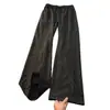 Calça de Moletom Casual com Estampa Completa Cor Café Melanóide Masculina Outono Tendência Marca Estilo Preguiçoso Caimento Reto Perna Larga Solta Calça de Perna Larga