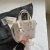 Bolsa Transversal Feminina Versátil de Cesta de Feira Nova 2026 Super Quente com Estampa de Toque de Luxo