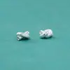 Plata Esterlina S925 Seiko Brillante Afortunado Plata Espaciadores Nudo Trenzado Accesorios Personalizados DIY Pulsera de Cristal con Cuentas