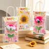 Regalo para el Día del Maestro para maestras, regalo de girasol 3D para maestros, regalo creativo para niñas, tarjeta de bendición