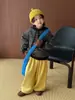 Roupas Infantis Cheese and Meow Calças Casuais para Meninos Outono/Inverno 2025 Novo Estilo Coreano Calças Longas Espessas com Forro de Lã Estilo Versátil Tendência